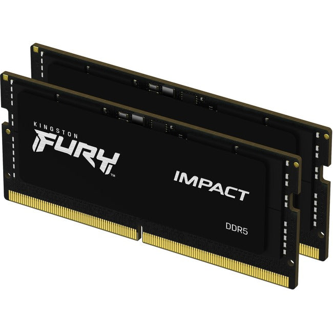 KINGSTON, 64Gb 4800Mhz Ddr5 Cl38 Sodimm (Kit de 2) Fury Impact