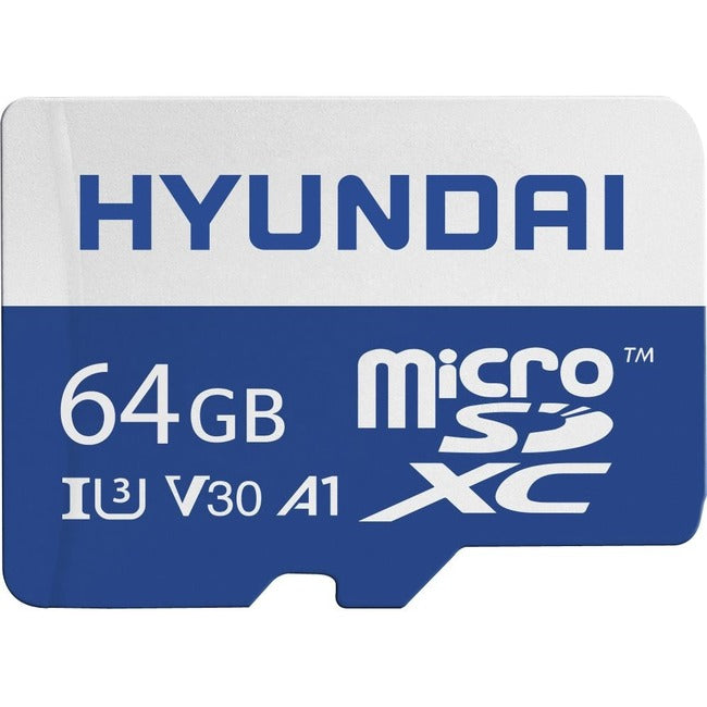 Technologie Hyundai, 64Gb 4K Micro Sdxc C10 Uhs U3,A2 Garantie à vie