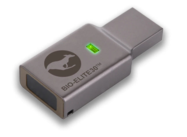 Solutions Kanguru, 64Gb Defender Bioelite30,Clé Usb cryptée par empreinte digitale