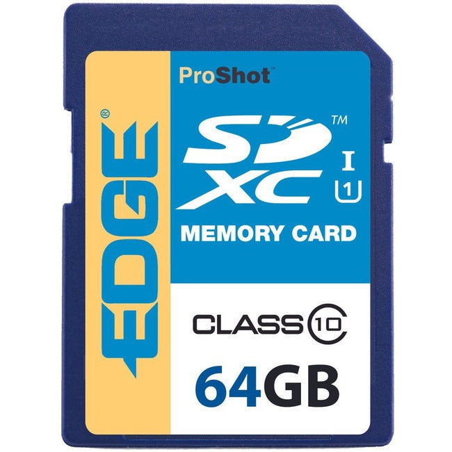 MÉMOIRE EDGE, 64Gb Sdxc Class-10 Uhs-I U1 Mem,Card