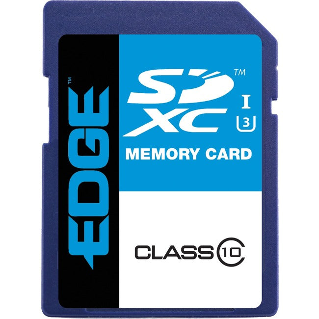 MÉMOIRE EDGE, 64Gb Sdxc Class-10 Uhs-I U3 Mem,Card