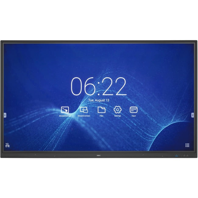 SOLUTIONS D'AFFICHAGE NEC, 65 Uhd Collaborative Display With Integrated 10Pt Ir Touch And Built In Android