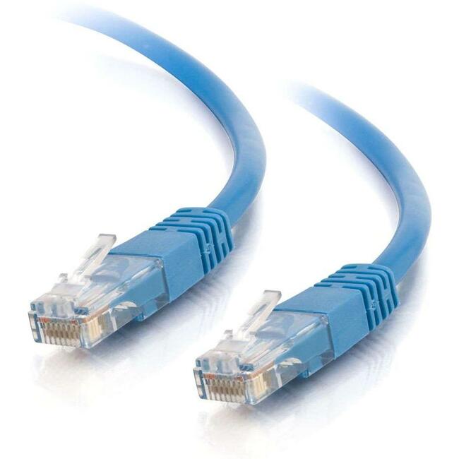 C2G, 65Ftt Cat5E Molded Solid Unshielded (Utp) Network Patch Cable - Blue