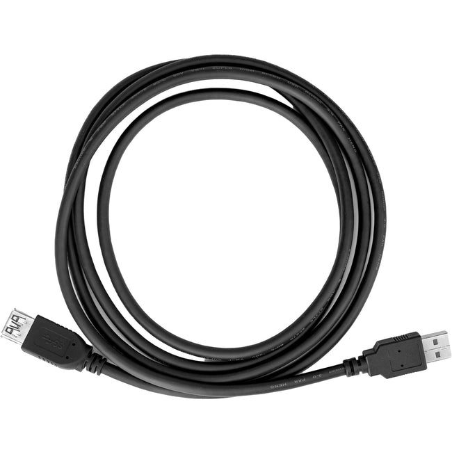 ROCSTOR, 6Ft 1.83M F/M Black Extn Cable,6Ft 1.83M F/M Black