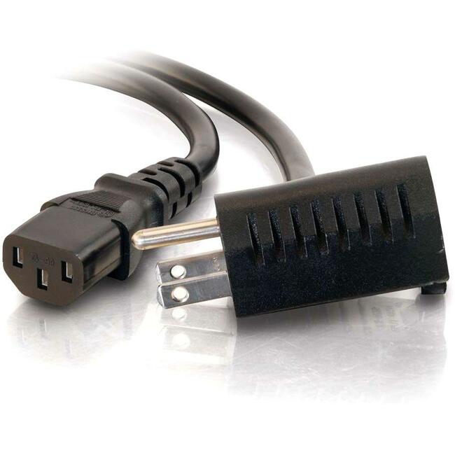 C2G, 6Ft 16 Awg Universal Power Cord With Extra Outlet