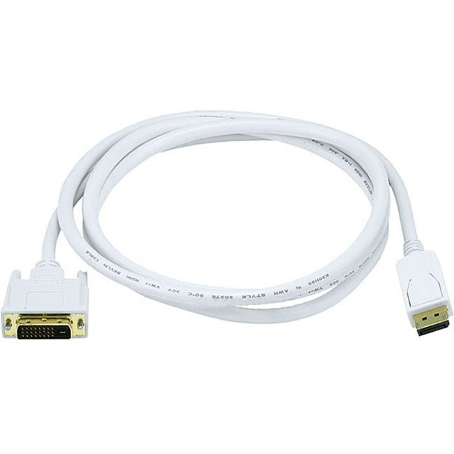 MONOPRICE, INC., 6Ft 28Awg Displayport To Dvi Cable - Blanc