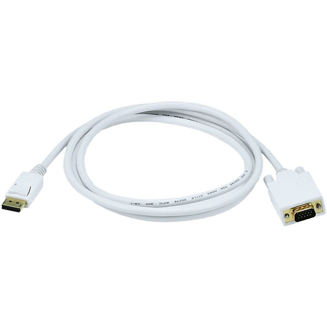 MONOPRICE, INC., 6Ft 28Awg Dp To Vga Cable - Blanc