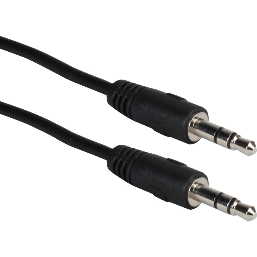 QVS, 6Ft 3.5Mm Mini-Stereo M/M,Câble de haut-parleur