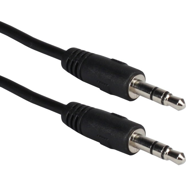 QVS, 6Ft 3.5Mm Mini-Stereo M/M,Câble de haut-parleur