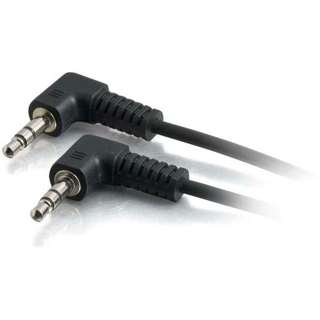 C2G, 6Ft 3.5Mm Right Angled M/M Stereo Audio Cable (Câble audio stéréo M/M à angle droit)