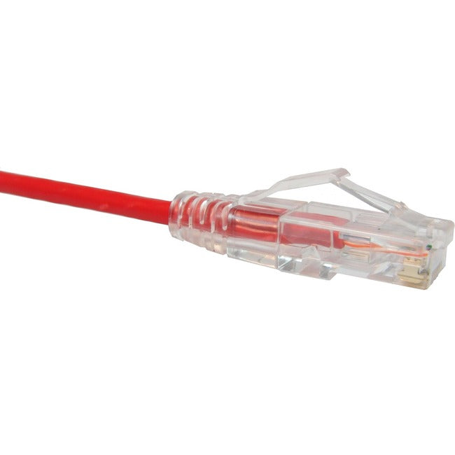 GROUPE DES NATIONS UNIES, LLC, 6Ft Cat6 Clearfit Slim Patch Cable Red