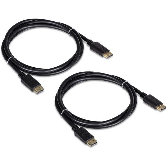 TRENDnet, 6Ft Displayport 1.2 Cbl 2 Pack,Inclut 2 X Displayport 1.2 Cables