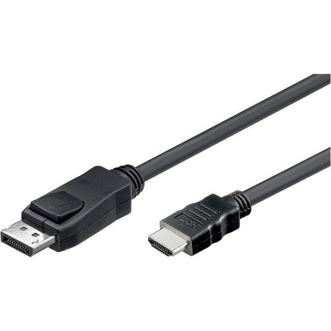 4XEM, 6Ft Displayport To Hdmi M To M,Câble adaptateur pour convertir 4K