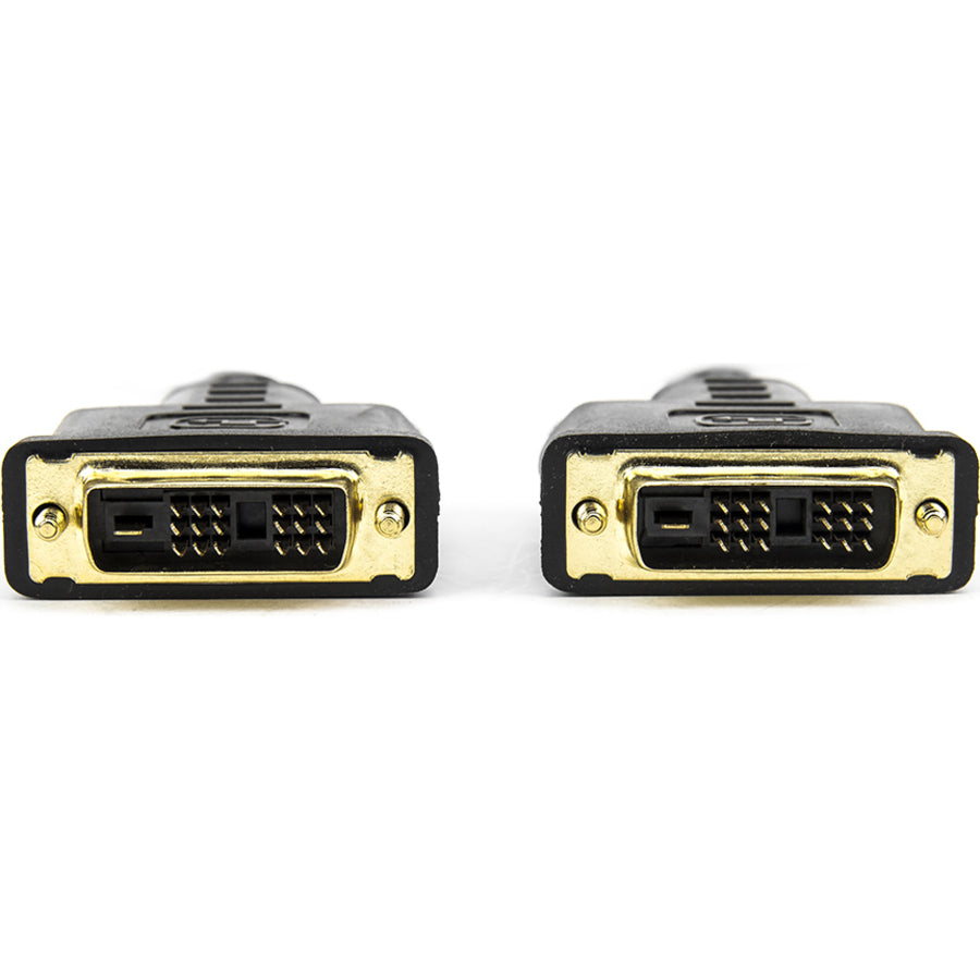 ROCSTOR, 6Ft Dvi Single Link M/M Cable,Dvi 18+1 Gold Plated Black Cable