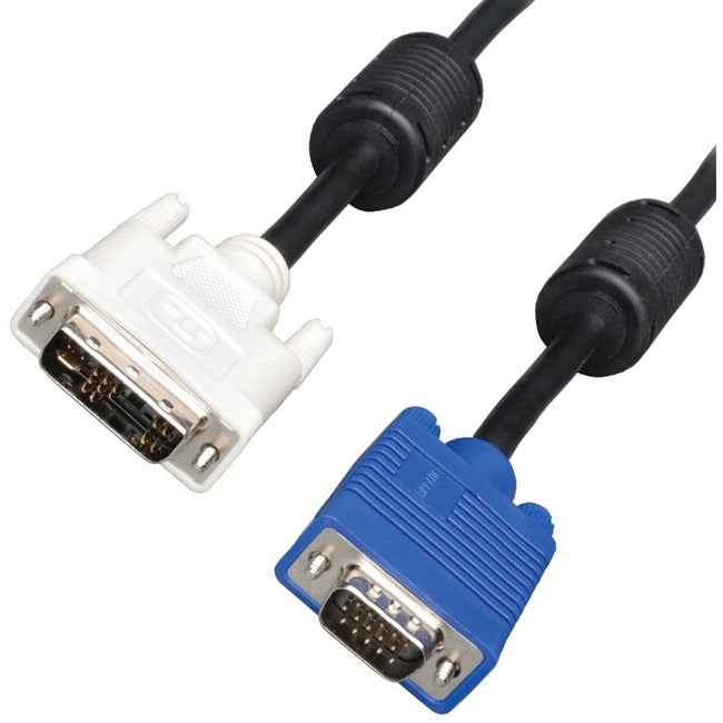 4XEM, 6Ft Dvi To Vga Monitor Cable,Câble haute résolution mâle-mâle à vie