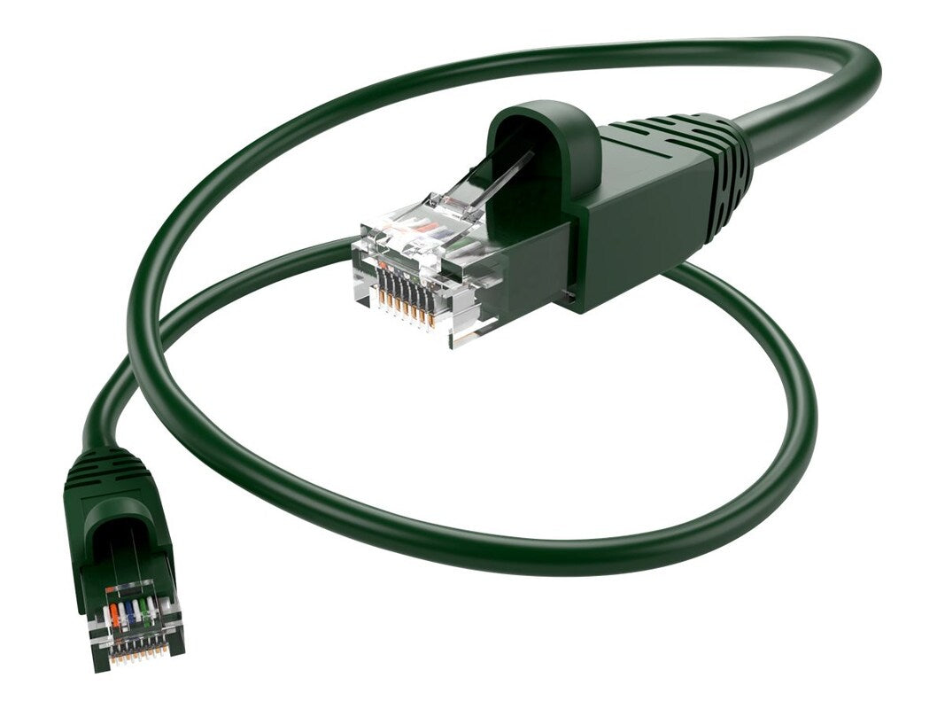 GROUPE DES NATIONS UNIES, LLC, 6Ft Green Cat6A 10 Gigabit Patch Cable, Utp, Snagless