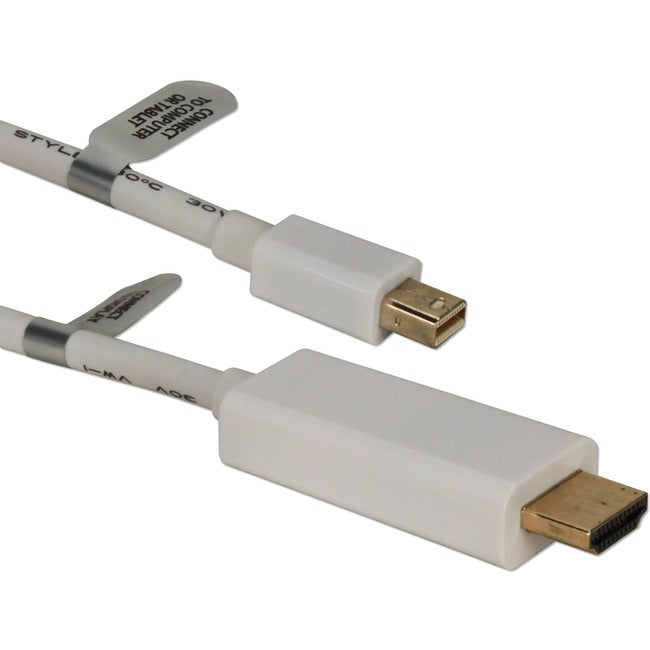 QVS, 6Ft Mini Displayport/Thunderbolt, To Hdmi Digital Video Cable