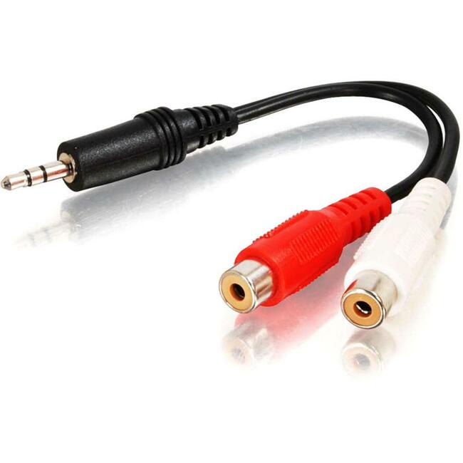 C2G, 6Ft One 3.5Mm Stereo Male To Two Rca Stereo Female Y-Cable