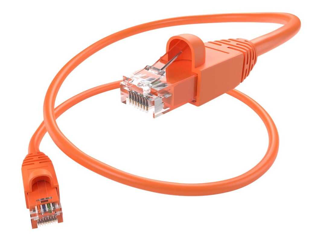 GROUPE UNC LLC, 6Ft Orange Cat6A 10 Gigabit Patch Cable, Utp, Snagless