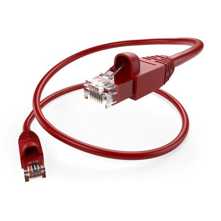 UNC GROUP LLC, 6Ft Red Cat6A 10 Gigabit Patch Cable, Utp, Snagless