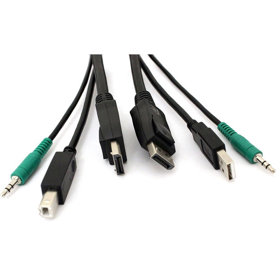 Black Box Corporation, 6Ft Secure Kvm Cable Dp,Usb A-B 3.5Mm Audio