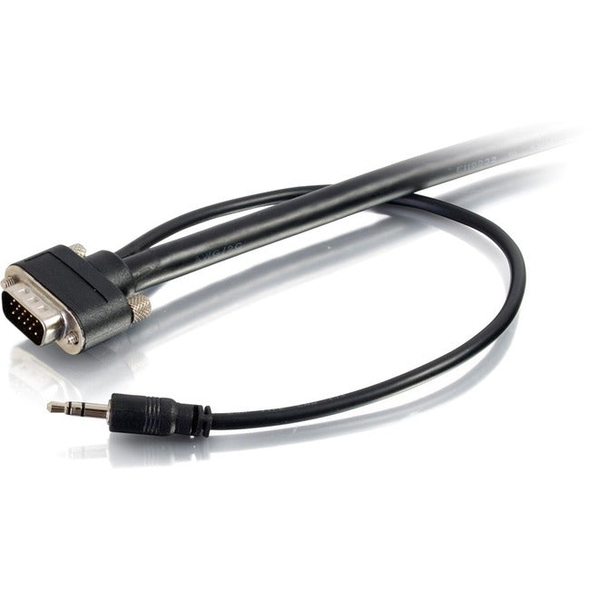 C2G, 6Ft Select Vga + 3.5Mm Stereo Audio A/V Cable M/M - In-Wall Cmg-Rated