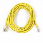 GROUPE UNC LLC, 6Ft Yellow Cat5E Patch Cable, Utp, Snagless