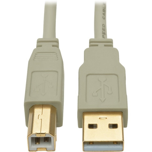 Tripp Lite par Eaton, 6Ftt Usb 2.0 Hi-Speed A/B Cable M/M 28/24 Awg 480 Mbps Beige 6Ft