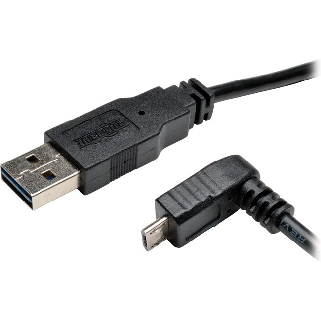 Tripp Lite par Eaton, 6Ftt Usb 2.0 Universal Reversible Cable A To Down 5Pin Micro B