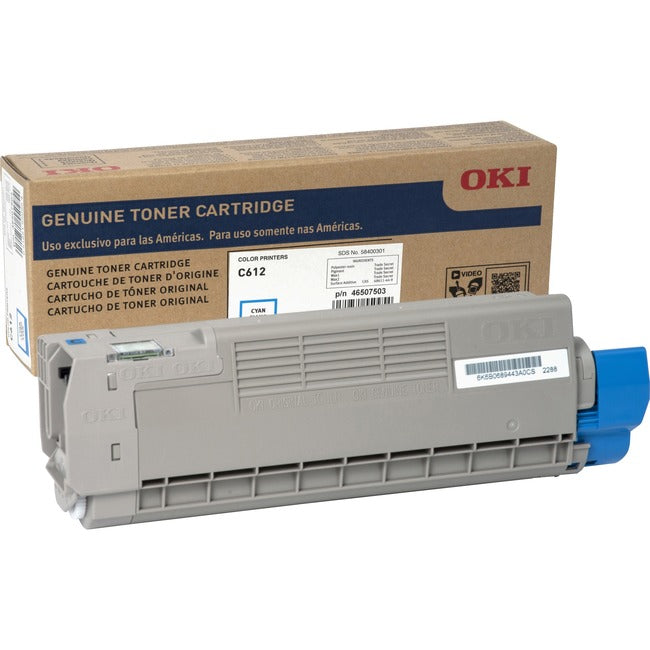 OKIDATA, 6K Toner Cyan @ Iso Pour C612