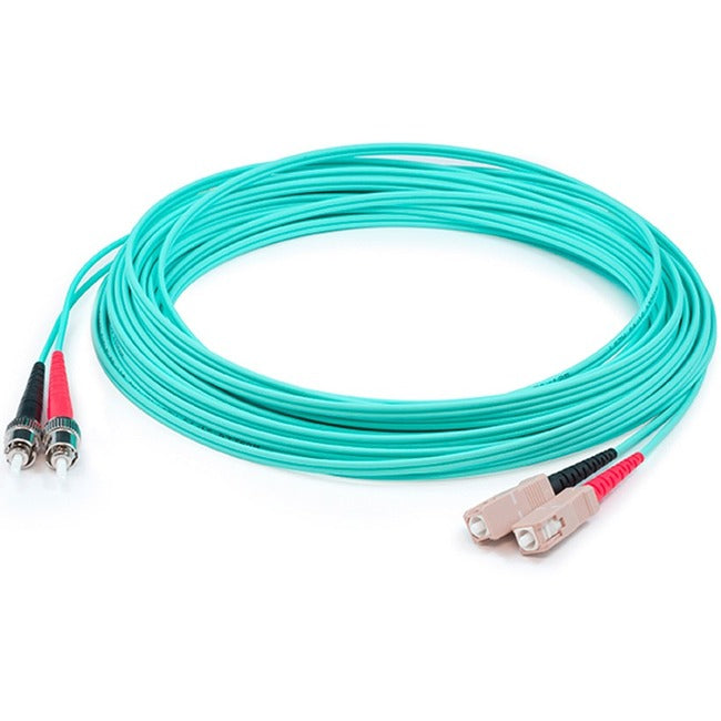 ADDON, 6M Laser Optimized Lomm 50/125,Duplex St/Sc Om3 Aqua Patch Cable