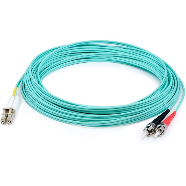 ADDON, 6M Lc/St Mmf Fibre Lomm 50/125,Om3 Duplex Aqua Patch Cable