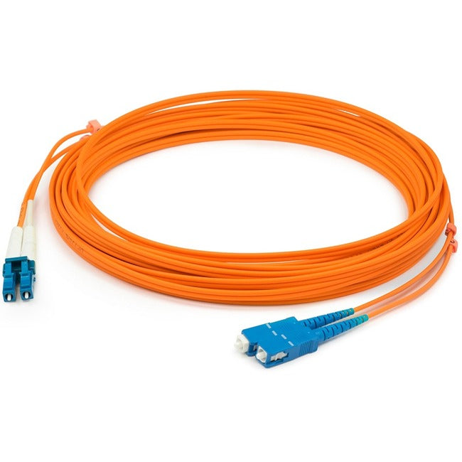 ADDON, 6M Multimode Fiber Mmf 62.5/125,Duplex Lc/Sc Om1 Orange Patch Cable