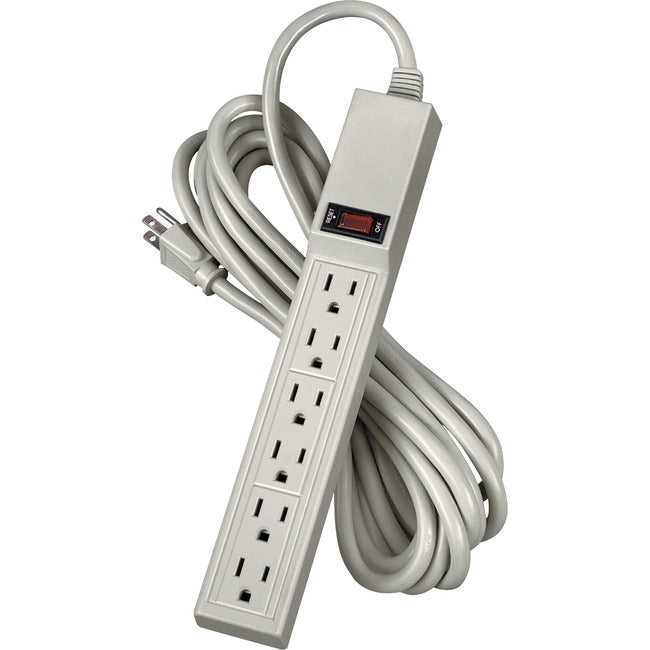 Fellowes, Inc., 6Out Power Strip 15Ft Cord,Platinum