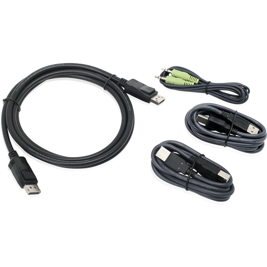 IOGEAR, Inc, 6Single View Displayport Usb,Kvm Cable Kit W/ Audio Taa Comp