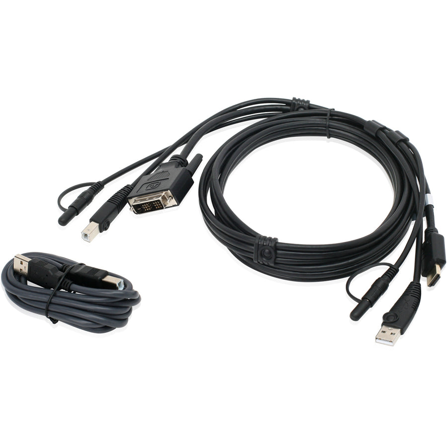 IOGEAR, Inc, 6Single View Dual-Link Hdmi To,Dvi Kvm Usb Cable Kit Taa Compliant