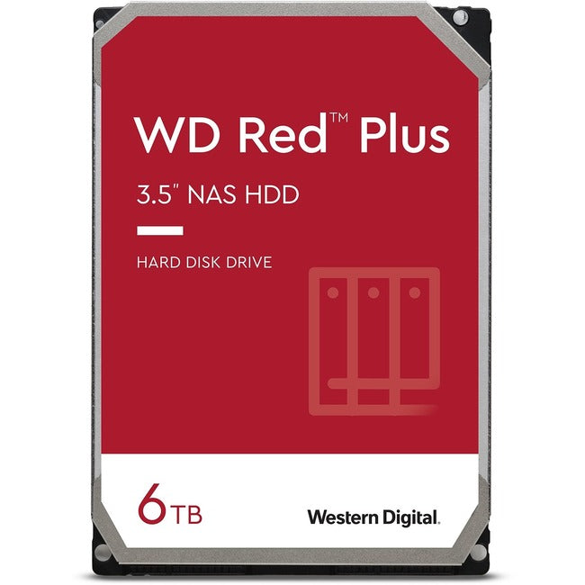 WESTERN DIGITAL, 6Tb 5400Rpm 3.5 Wd Red Plus Sata