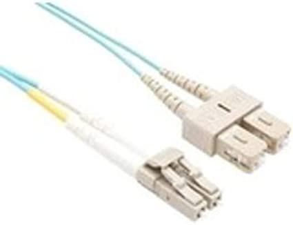 GROUPE DES NATIONS UNIES, LLC, 7 Mètres Lc-Sc Om3 10Gig Fiber Optic Cable, Aqua, Ofnr, 50/125 Micron, Multimode