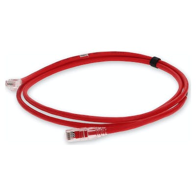 ADDON, 7.5Fton Addon Rj-45 M/M Patch Cbl,Red Cat6A Stp Pvc Shielded Cu