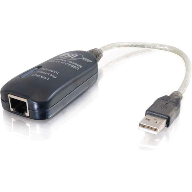 C2G, 7.5In Usb 2.0 Fast Ethernet Network Adapter