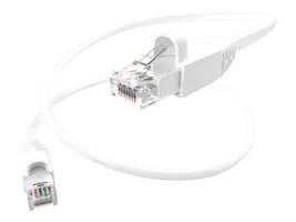 GROUPE UNC LLC, 75Ft White Cat6A 10 Gigabit Patch Cable, Utp, Snagless