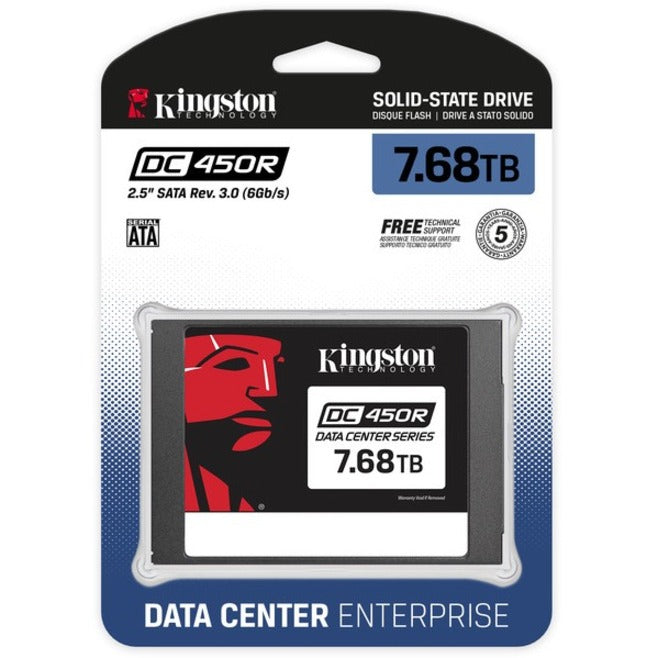 Kingston Technology Company, 7680G Dc450R Entry Enterprise,2.5Insata Bulk Pack10 ****