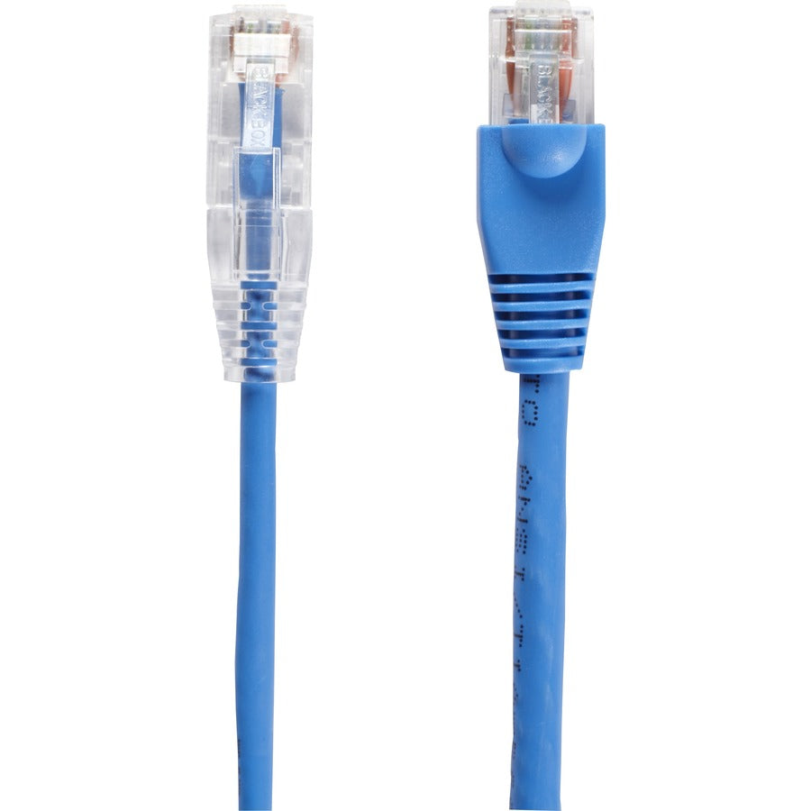 Black Box Corporation, 7Ft Blue Cat6A Slim 28Awg Patch,Cable 500Mhz Utp Cm Snagless