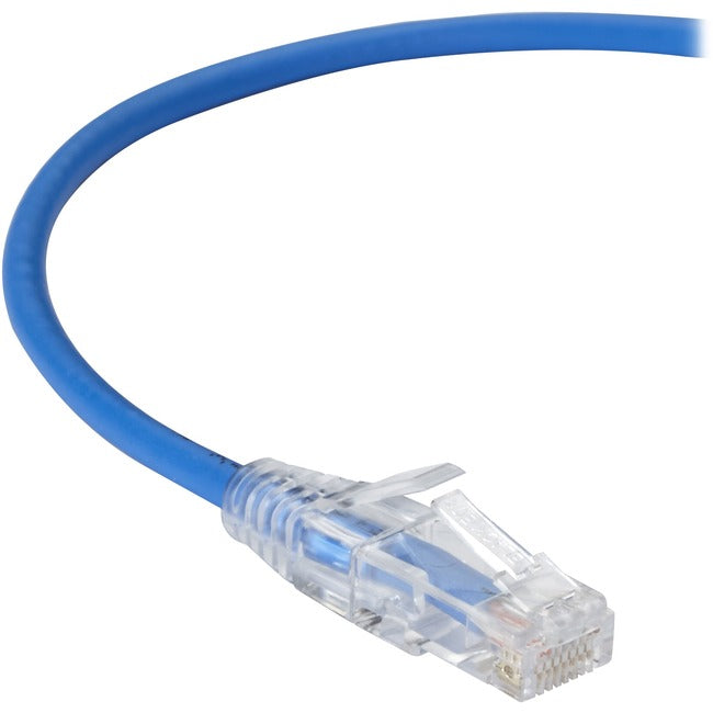 Black Box Corporation, 7Ft Blue Cat6A Slim 28Awg Patch,Cable 500Mhz Utp Cm Snagless