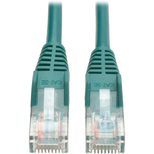 Tripp Lite by Eaton, 7Ft Cat5E / Cat5 Snagless Molded Patch Cable Rj45 M/M Green 7Ft