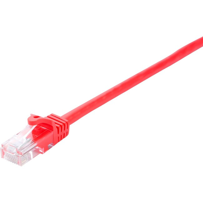 V7, 7Ft Cat5E Red Utp Network,Ethernet Unshielded Patch Rj45