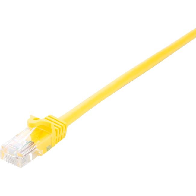 V7, 7Ft Cat5E Yellow Utp Network,Ethernet Unshielded Patch Rj45