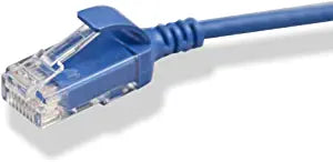 LEVITON, 7Ft Cat6 Bleu High-Flex,Cm/Lszh Patch Cord