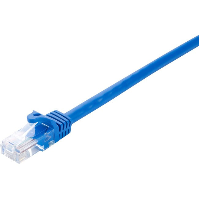 V7, 7Ft Cat6 Blue Utp Network,Ethernet Unshielded Patch Rj45