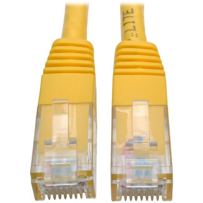 Tripp Lite by Eaton, 7Ft Cat6 Gigabit Molded Patch Cable Rj45 M/M 550Mhz 24Awg Yellow